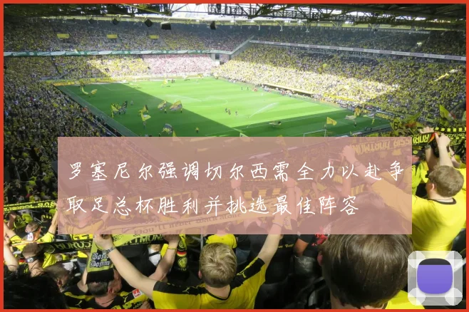 罗塞尼尔强调切尔西需全力以赴争取足总杯胜利并挑选最佳阵容